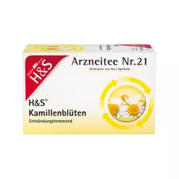 H&amp;S Chamomile tea filter bags, 20X1.5 g