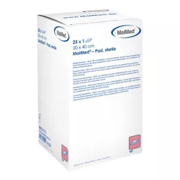 SAUGKOMPRESSEN sterile 20x40 cm, 25X1 pcs