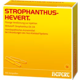 STROPHANTHUS HEVERT ampoules, 100 pcs
