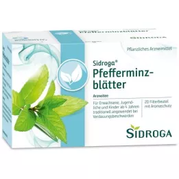 SIDROGA Pfefferminzblätter Tee Filterbeutel, 20X1.5 g