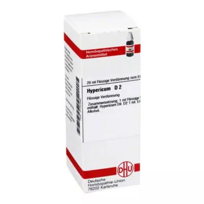 HYPERICUM D 2 Dilution, 20 ml HYPERICUM D 2 Dilution, 20 ml