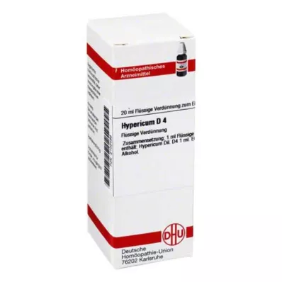 HYPERICUM D 4 Dilution, 20 ml HYPERICUM D 4 Dilution, 20 ml