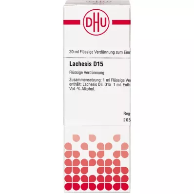 LACHESIS D 15 Dilution, 20 ml