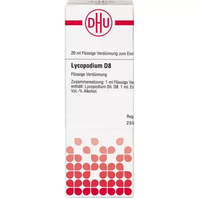 LYCOPODIUM D 8 Dilution, 20 ml