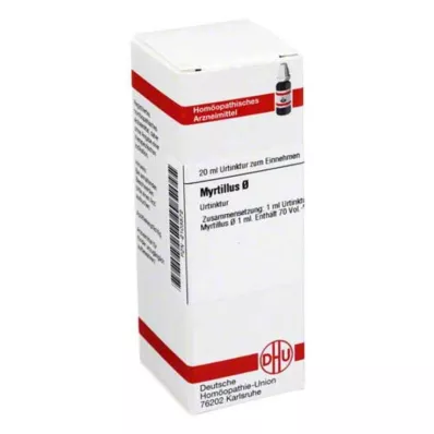 MYRTILLUS Mother tincture, 20 ml