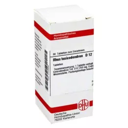 RHUS TOXICODENDRON D 12 tablets, 80 pcs