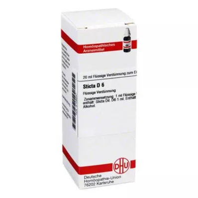 STICTA D 6 Dilution, 20mL STICTA D 6 Dilution, 20mL