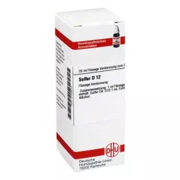 SULFUR D 12 Dilution, 20 ml