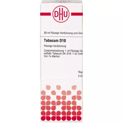 TABACUM D 10 Dilution, 20 ml TABACUM D 10 Dilution, 20 ml