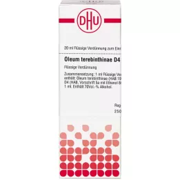 OLEUM TEREBINTHINAE D 4 Dilution, 20 ml