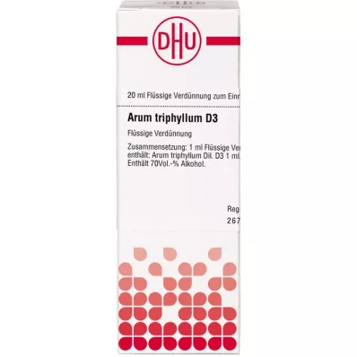 ARUM TRIPHYLLUM D 3 Dilution, 20mL