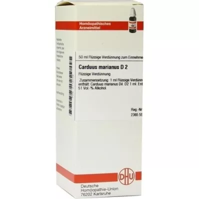 CARDUUS MARIANUS D 2 Dilution, 50 ml