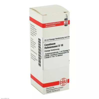CAUSTICUM HAHNEMANNI D 10 Dilution, 20 ml CAUSTICUM HAHNEMANNI D 10 Dilution, 20 ml
