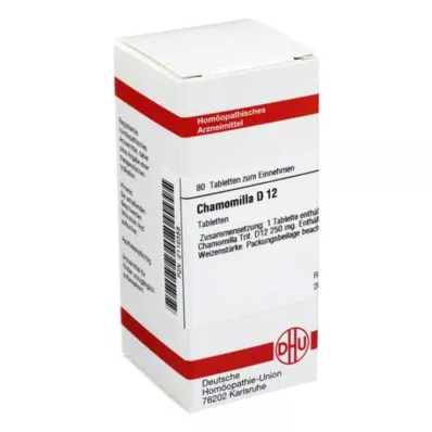 CHAMOMILLA D 12 tablets, 80 pcs CHAMOMILLA D 12 tablets, 80 pcs