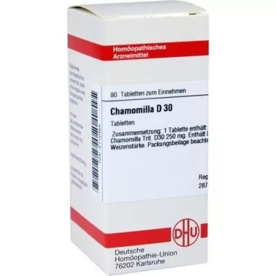 CHAMOMILLA D 30 tablets, 80 pcs
