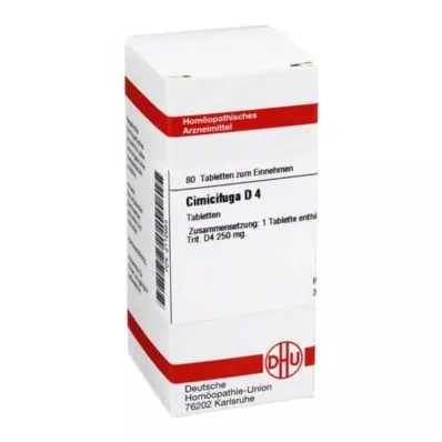 CIMICIFUGA D 4 tablets, 80 pcs CIMICIFUGA D 4 tablets, 80 pcs