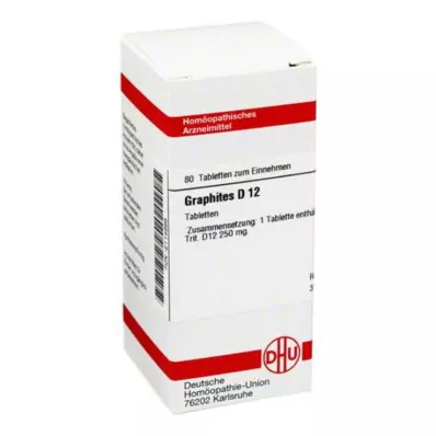 GRAPHITES D 12 tablets, 80 pcs