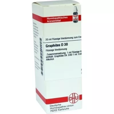 GRAPHITES D 30 Dilution, 20 ml GRAPHITES D 30 Dilution, 20 ml