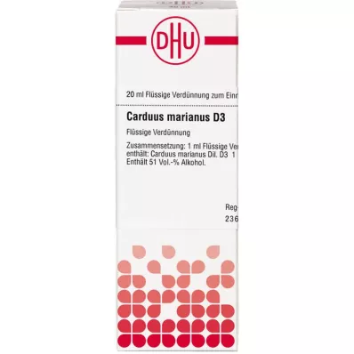 CARDUUS MARIANUS D 3 Dilution, 20 ml