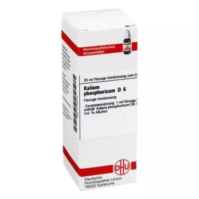 KALIUM PHOSPHORICUM D 6 Dilution, 20 ml