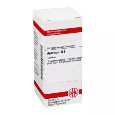 AGARICUS D 6 tablets, 80 pcs AGARICUS D 6 tablets, 80 pcs