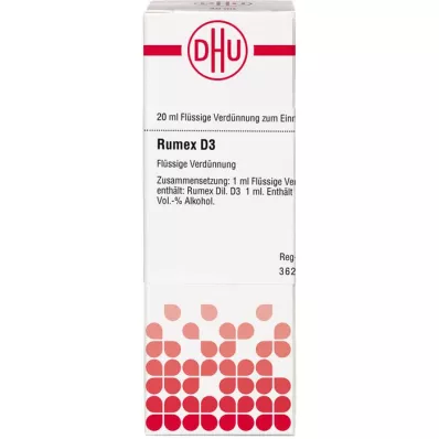 RUMEX D 3 Dilution, 20mL RUMEX D 3 Dilution, 20mL