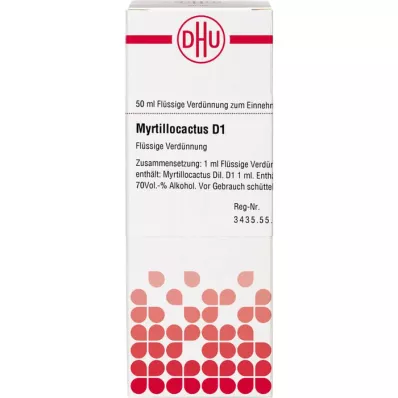 MYRTILLOCACTUS D 1 Dilution, 50mL