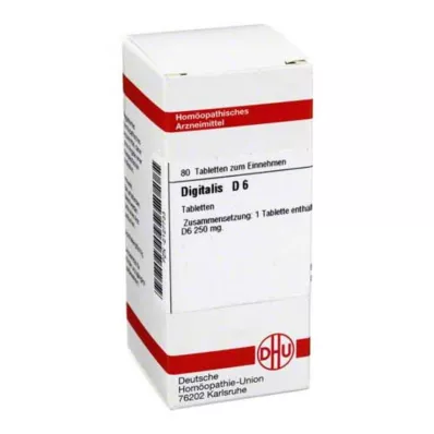 DIGITALIS D 6 tablets, 80 pcs