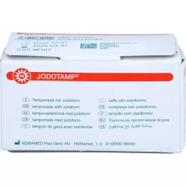 JODOTAMP 50 mg/g 1 cmx5 m tamponades, 1 pcs