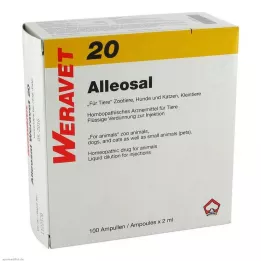 ALLEOSAL 20 amps for dogs/cats/small and zoo animals, 100X2 ml