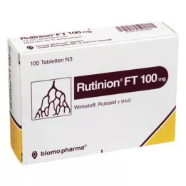 RUTINION FT 100 mg tablets, 100 pcs