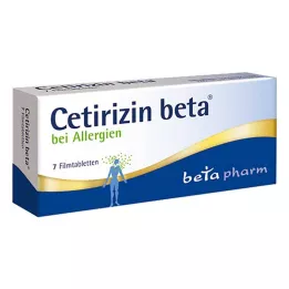 CETIRIZIN beta film-coated tablets, 7 pcs