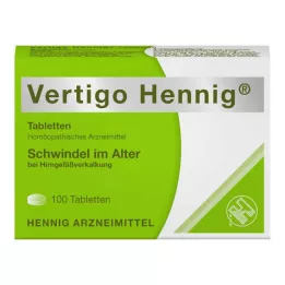 VERTIGO HENNIG Tablets, 100 pcs