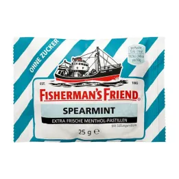Fishermans Friend Spearmint sugar-free pastilles, 25 g