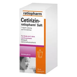 CETIRIZIN-ratiopharm juice, 75 ml