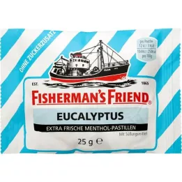 FISHERMANS FRIEND Eucalyptus without sugar, 25 g