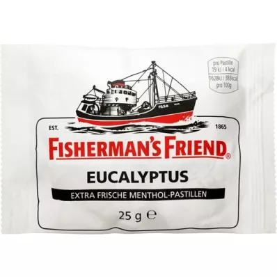 FISHERMANS FRIEND Eucalyptus with sugar pastilles, 25 g