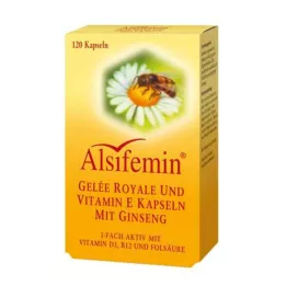 ALSIFEMIN Royal Jelly+Vit.E with Ginseng capsules, 120 pcs