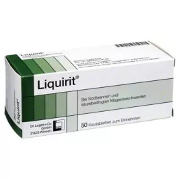 LIQUIRIT chewable tablets, 50 pcs
