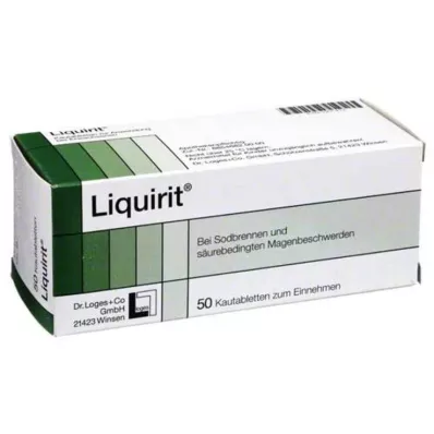 LIQUIRIT chewable tablets, 50 pcs