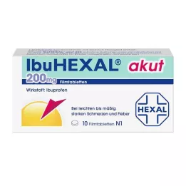 IBUHEXAL acute 200 film-coated tablets, 10 pcs