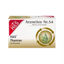 H&S Thyme Tea Filter Bags, 20X1.4 g
