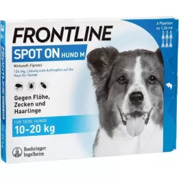 Frontline Spot On Dog M 134 mg, 6 pcs