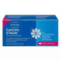 CETIRIZIN STADA 10 mg film-coated tablets, 20 pcs