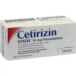 CETIRIZIN STADA 10 mg film -coated tablets, 50 pcs