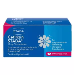 CETIRIZIN STADA 10 mg film-coated tablets, 50 pcs