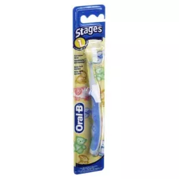 ORAL-B Stages 1 childrens toothbrush 4-24 months, 1 pcs