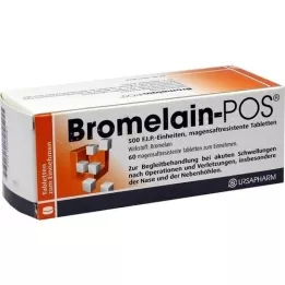 Bromelain-POS 500 F.I.P. Yksiköt, 60 kpl
