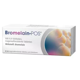 BROMELAIN POS gastro-resistant tablets, 60 pcs