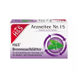 H&amp;S Nettle leaves filter bag, 20X1.6 g
